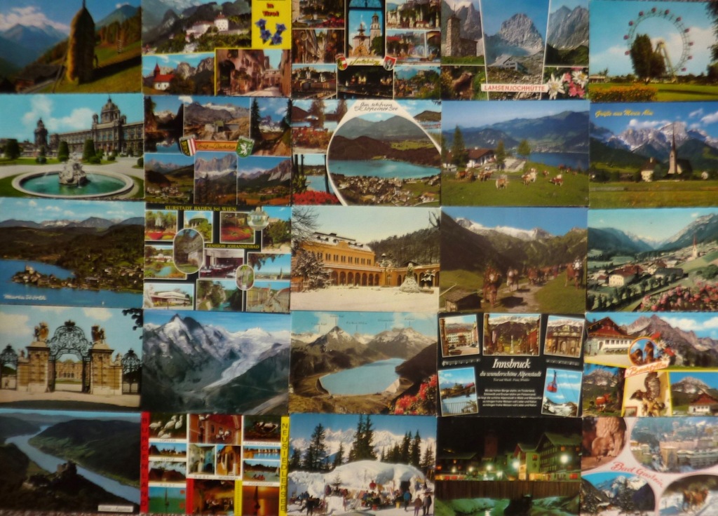 Austria - 50 widokówek - pocztówki zestaw 55
