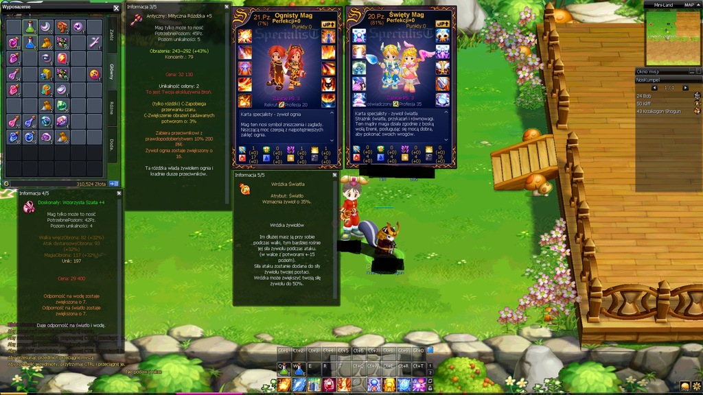 NOSTALE AVALON 3 POSTACIE KRZAKI KRZAKOGONY