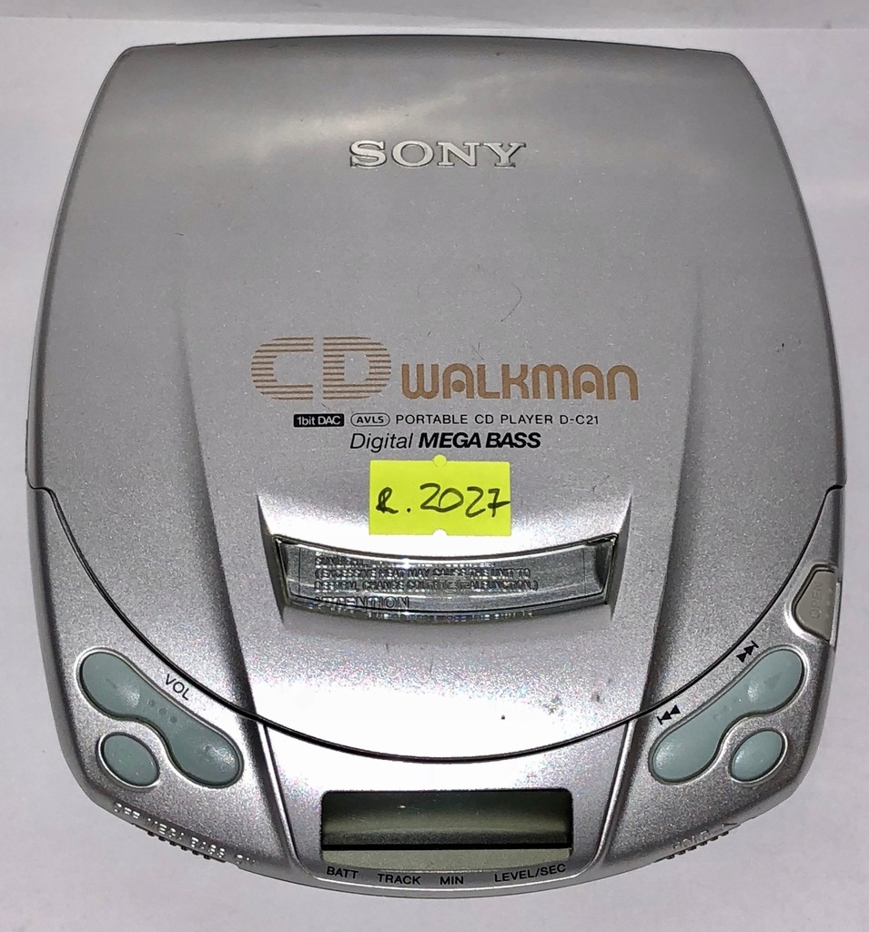 DISCMAN SONY WALKMAN D-C21 NR R.2027