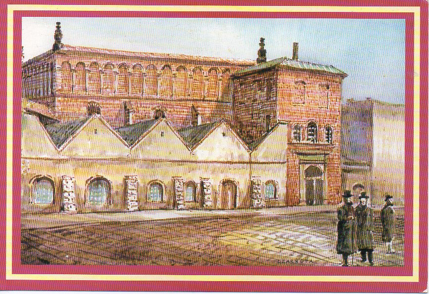 KRAKÓW KAZIMIERZ SYNAGOGA STARA ŻYDZI JUDAIKA