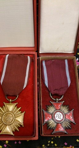 Medal Srebrny i Brązowy Krzyż Zasługi PRL