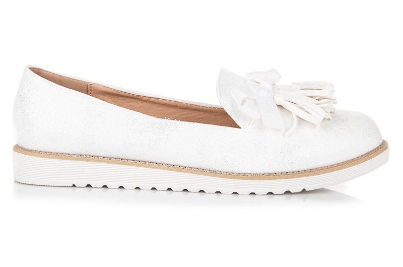 Białe Ze skóry ekologicznej Buty Vices r.36