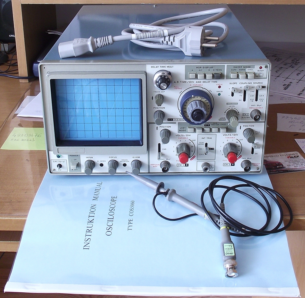 KIKUSUI COS-5060 oscyloskop 2 x 60MHz.