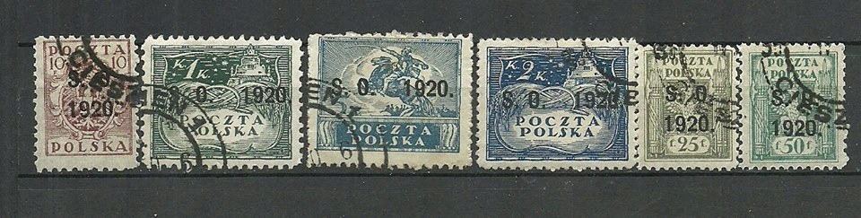 POLSKIE ZNACZKI POCZTOWE STEMPEL S.O 1920 #8