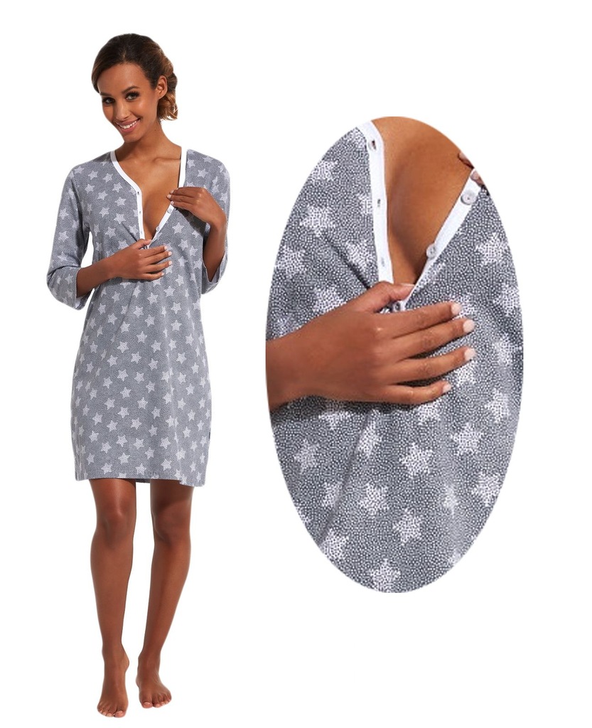 koszula do karmienia CORNETTE 651/151 XXL GWIAZDY