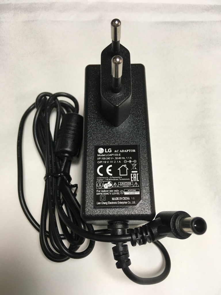 Zasilacz LG 19V 2,1A LCAP16B-E Monitor LCD ORYGINA