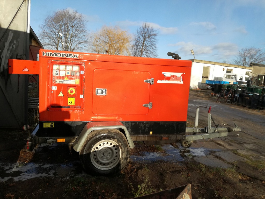 Agregat prądotwórczy HIMOINSA HYW-35 T5 , 2009 r