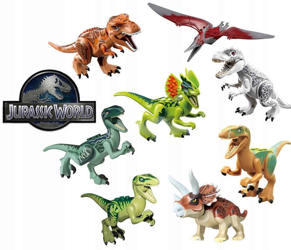 Figurki Klocki Dinozaury Jurassic World Lego