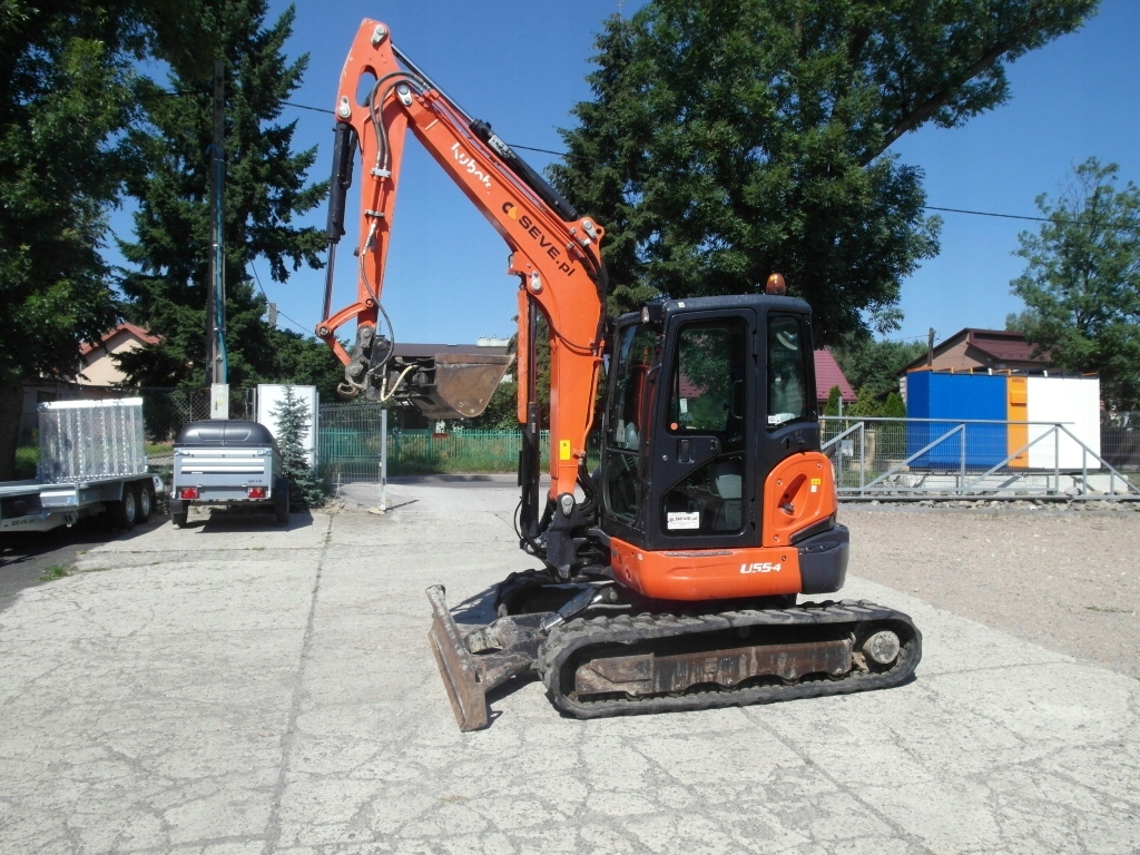 MInikoparka Kubota U55, 2016, 1700 mtg, waga 5500