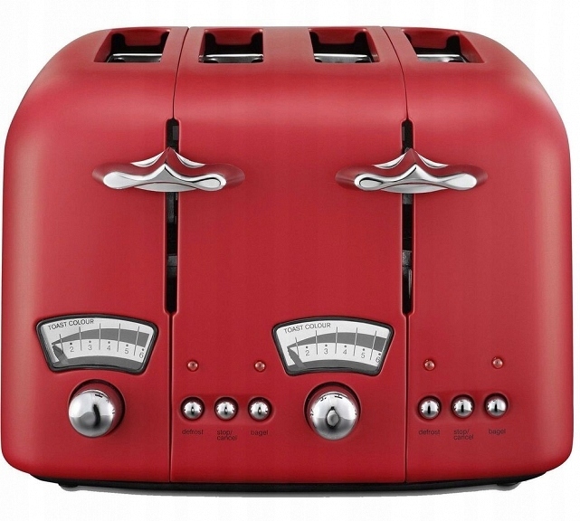 Toster Opiekacz DeLonghi CT04R czerwony 2/4 OUTLET