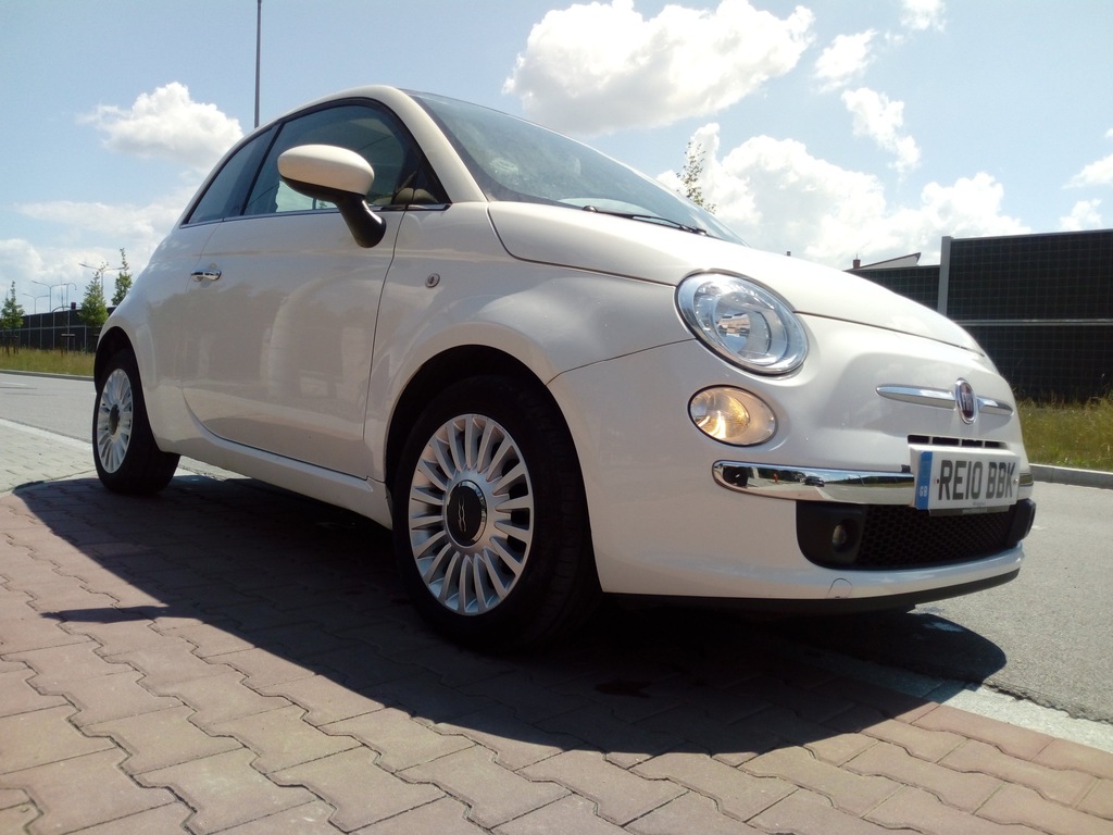 FIAT 500 1.2 2010r KLIMA FELGI ANGLIK KRAKÓW ŁADNY