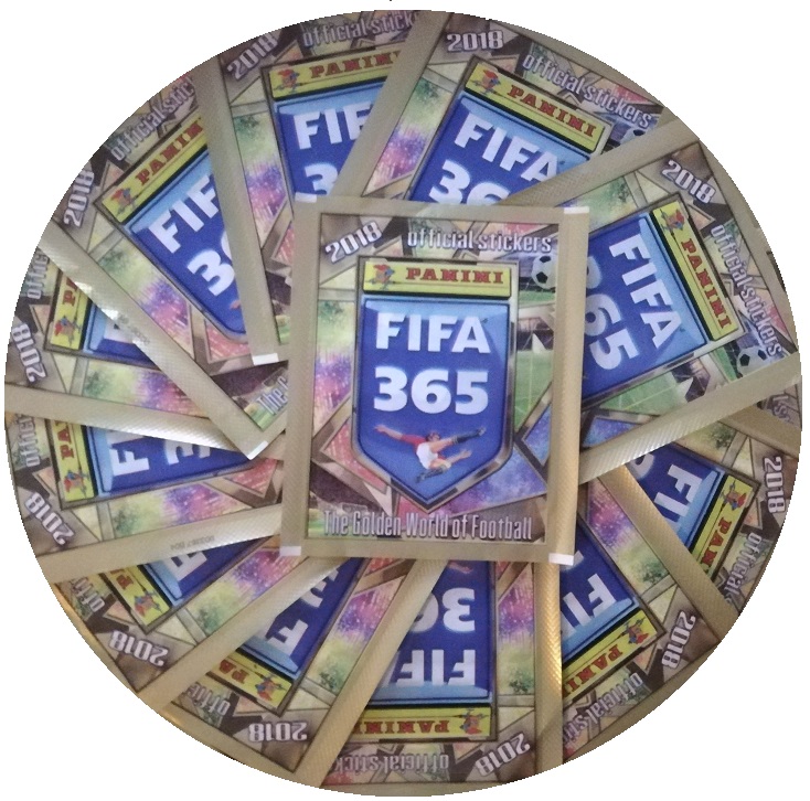 NAKLEJKI FIFA 365 2018 180 SASZETEK 900 NAKLEJEK