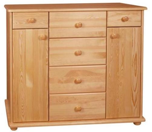 MEBLE SOSNOWE DREWNIANE KOMODA 120 2+6