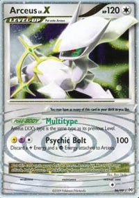 POKEMON - Arceus LV.X - 96/99 - Rare Holo LV.X
