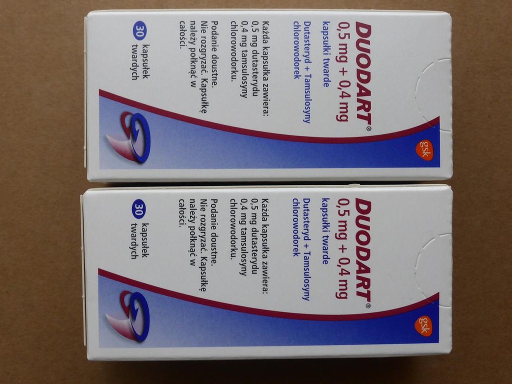 DUODART 0,5mg + 0,4mg - lek na prostatę