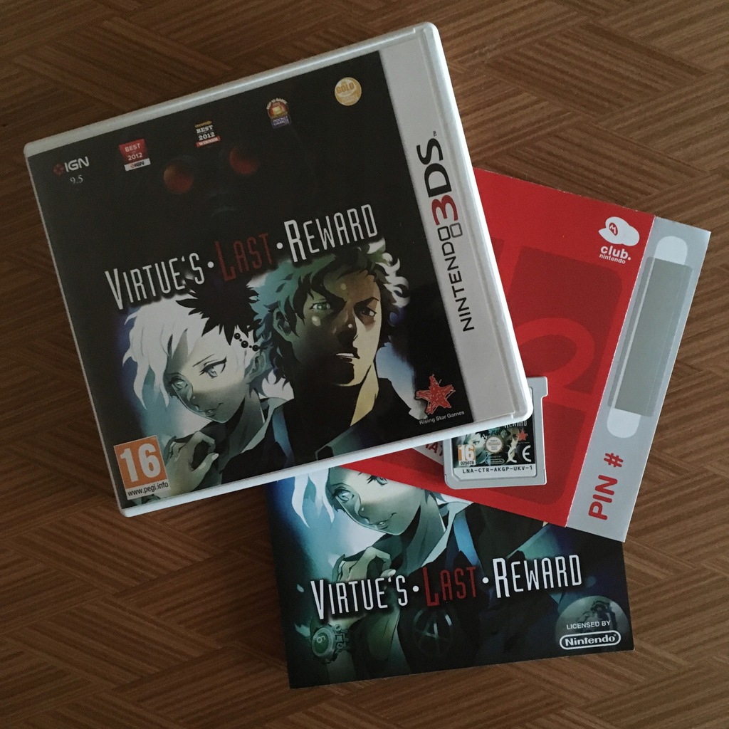 Zero Escape: Virtue's Last Reward 3DS