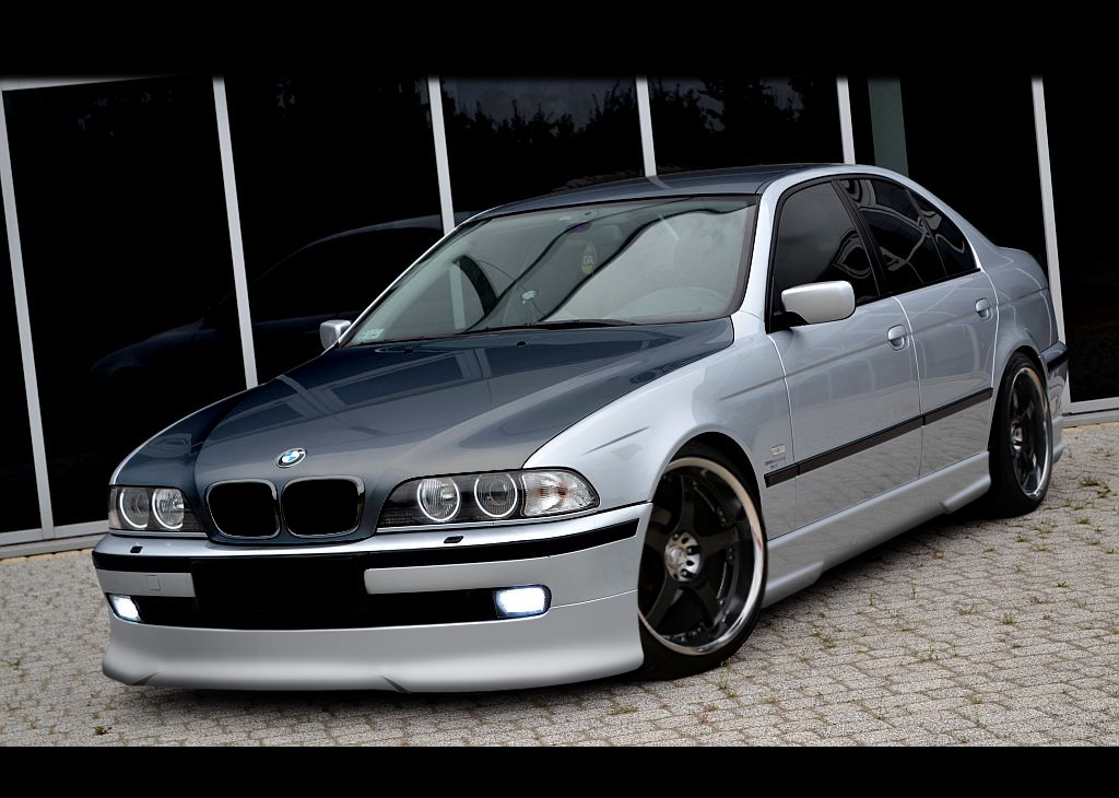 BMW E39 * DOKŁADKA ZDERZAKA PRZEDNIEGO* DJ-TUNING - 7035345535 - oficjalne  archiwum Allegro