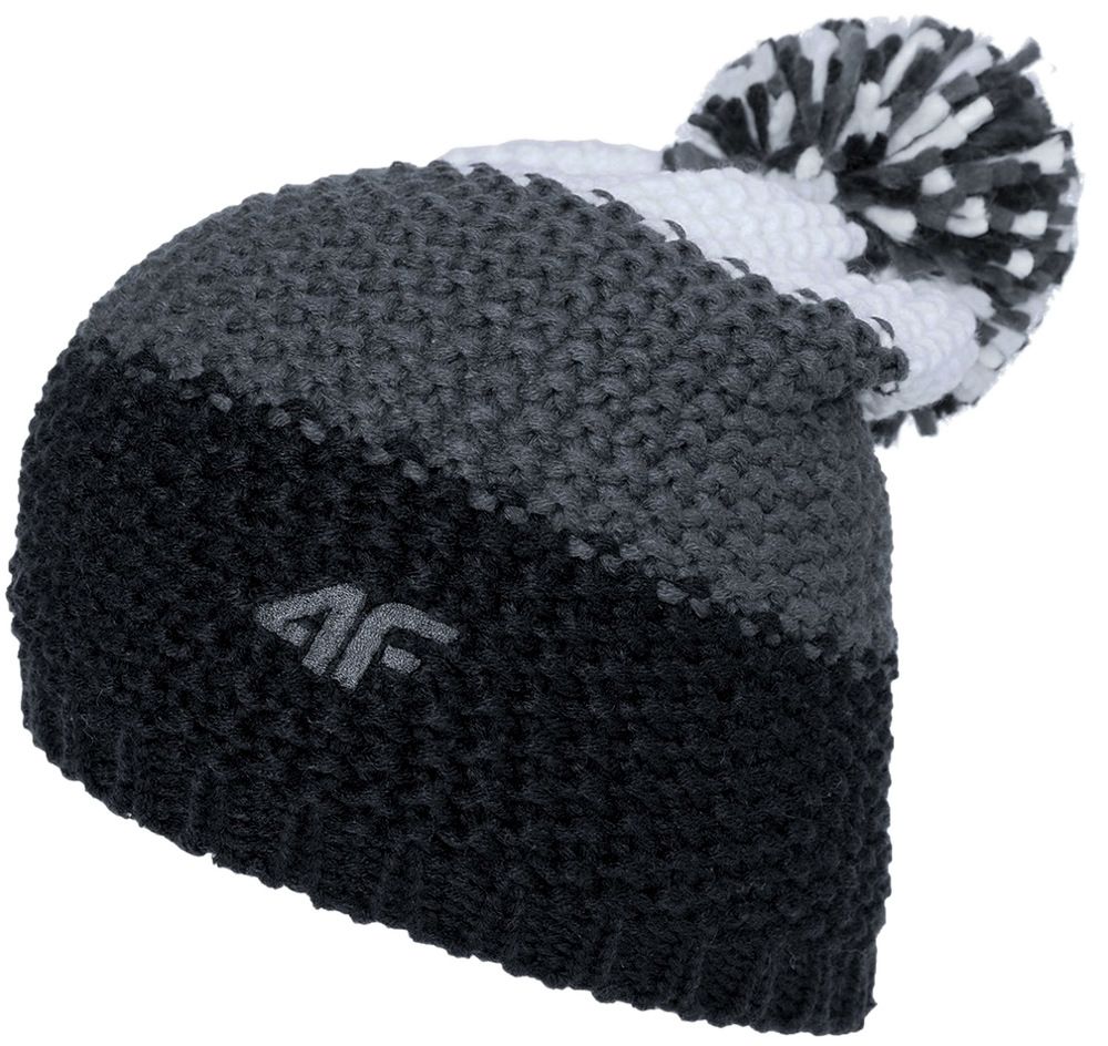 4F Czapka Zimowa Męska Krasnalka z Pomponem S/M
