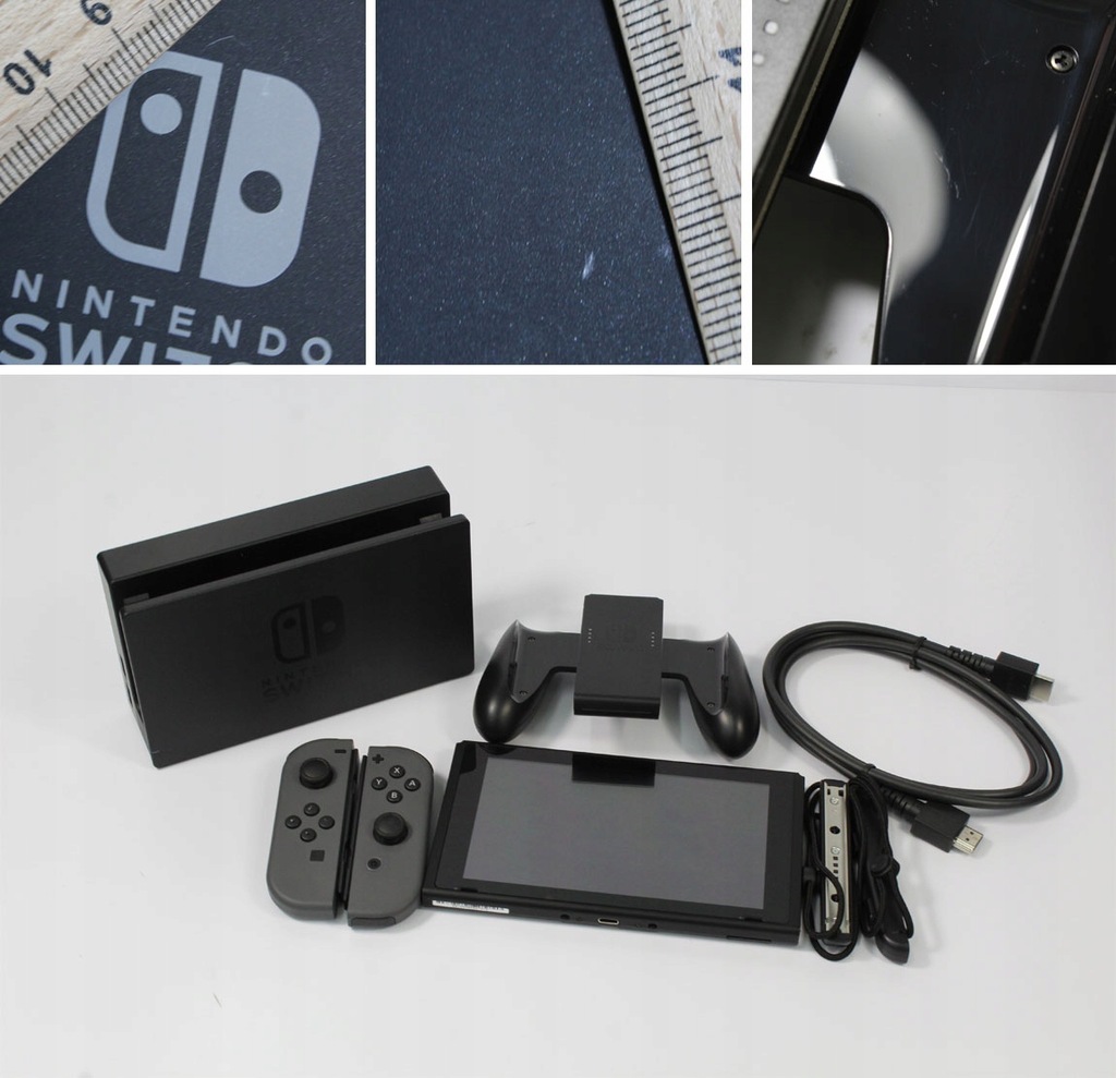 OUTLET Nintendo Switch Grey JoyCon WiFi NFC 7684436934 oficjalne