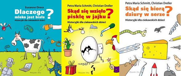 Pisklę w jajku + Dziury w serze+ Mleko jest białe