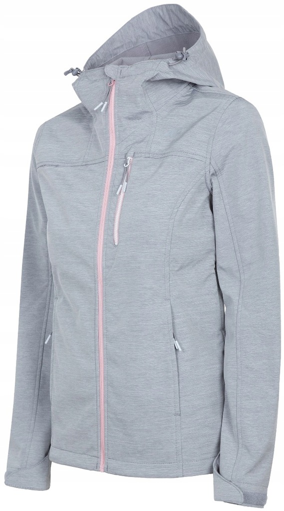 KURTKA SOFTSHELL DAMSKI 4F SFD215 AW18 SZARY S