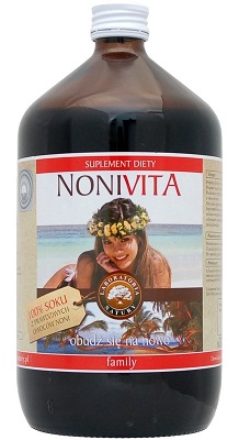 NONIVITA Noni Vita 1000ml SOK Z OWOCÓW NONI