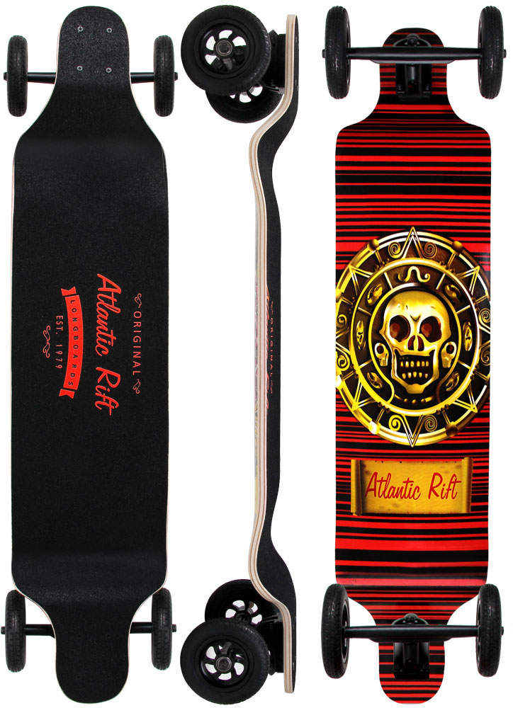 DESKOROLKA LONGBOARD ATLANTIC RIFT DUŻE KOŁA GÓRY