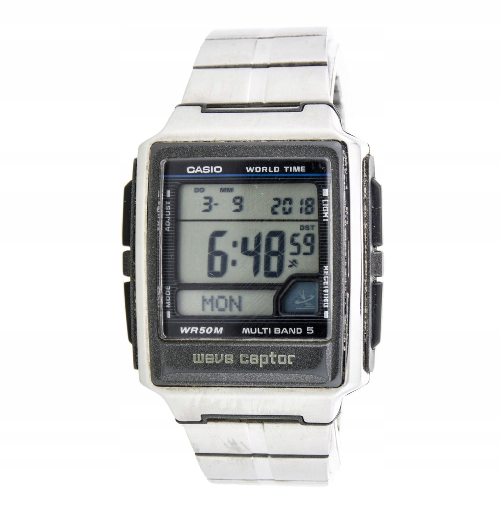 Zegarek CASIO WV-59DE-1AVEF WAVE CEPTOR alarm