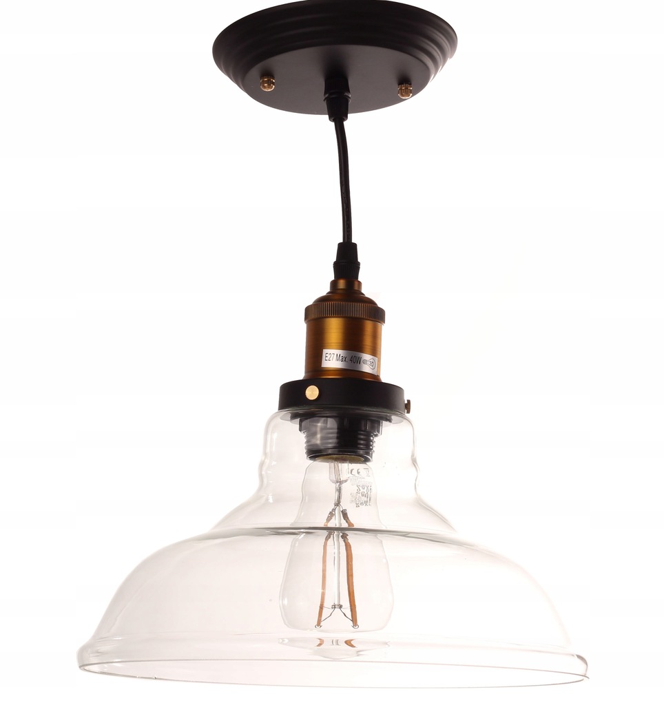 LAMPA WISZĄCA MILO e SUFITOWA OPRAWA SZKŁO RETRO 7549519202 oficjalne archiwum Allegro