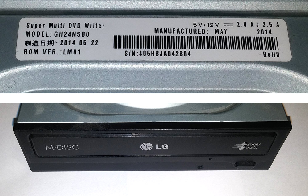 Lg Super Multi Dvd Writer Gh24nsb0 X24 Sata Oficjalne Archiwum Allegro