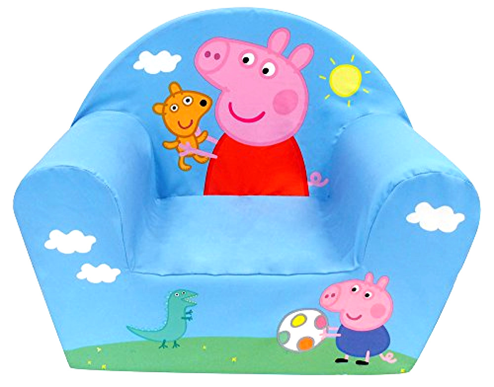 PEPPA PIG ŚWINKA PROSIACZEK FOTEL FOTELIK PIANKOWY