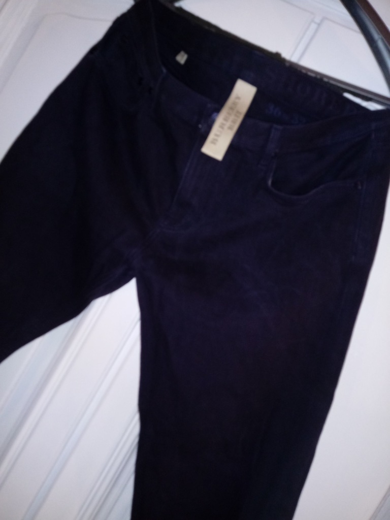 Spodnie jeans Burberry rozmiar 36/32 pas 46cm