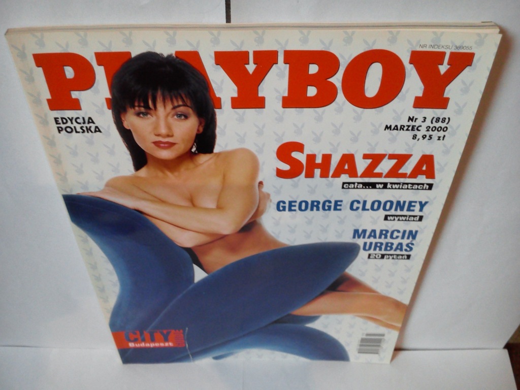 PLAYBOY 3(88)2000 SHAZZA GWIAZDA DISCO POLO NAGO!!