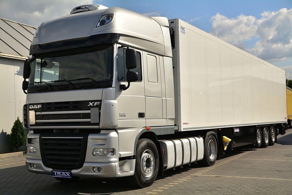 DAF XF 105.460 SSC +SCHMITZ CHŁODNIA DOPPEL KWIATÓ