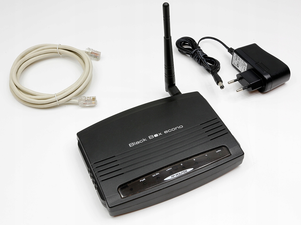 Router WiFI Black Box 5x Lan WISP darmowy Internet