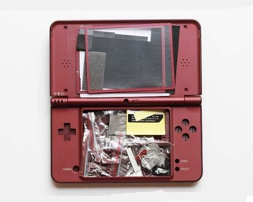 Kompletna obudowa konsoli Nintendo DSi XL Czerwona