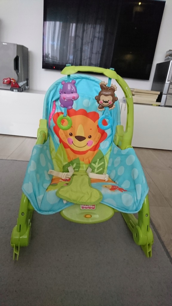 Fisher Price dla dziecka leżaczek kołyska