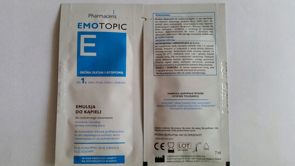 Pharmaceris Emotopic emulsja do kąpieli 7ml