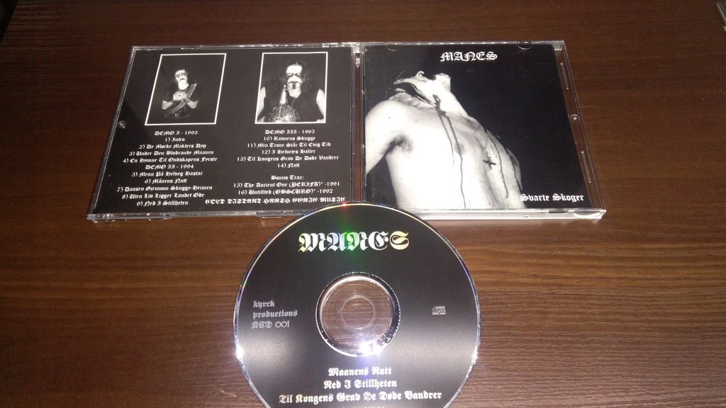 MANES - Svarte Skoger / II Wydanie Kyrck / Rare