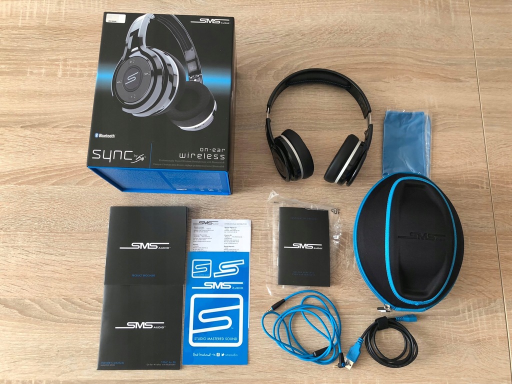 Słuchawki SMS AUDIO SYNC BY 50 CENT ON-EAR WIRELES