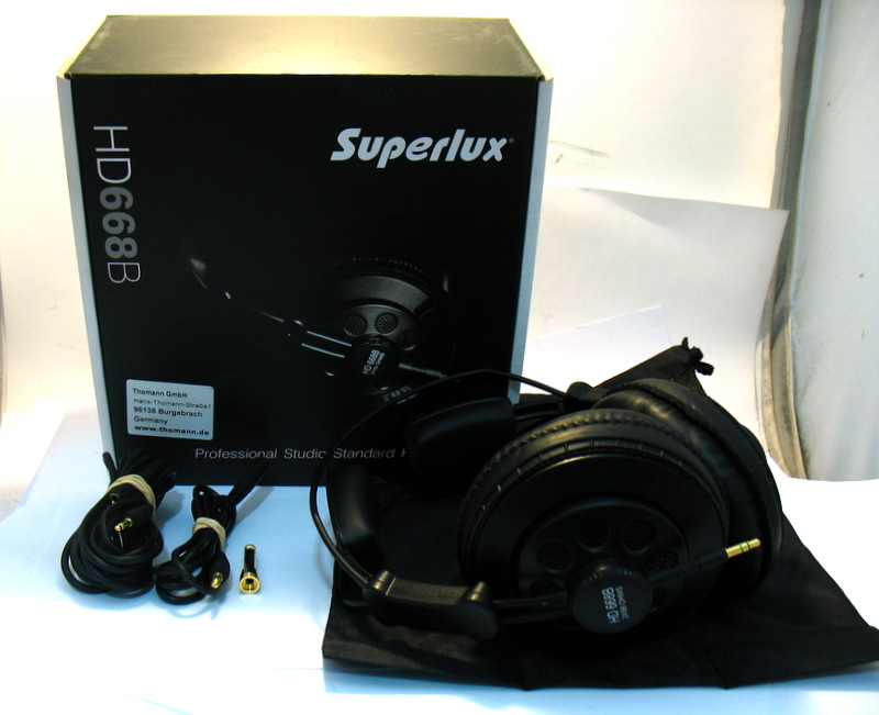 SŁUCHAWKI NAUSZNE SUPERLUX HD668B BDB STAN WARTO