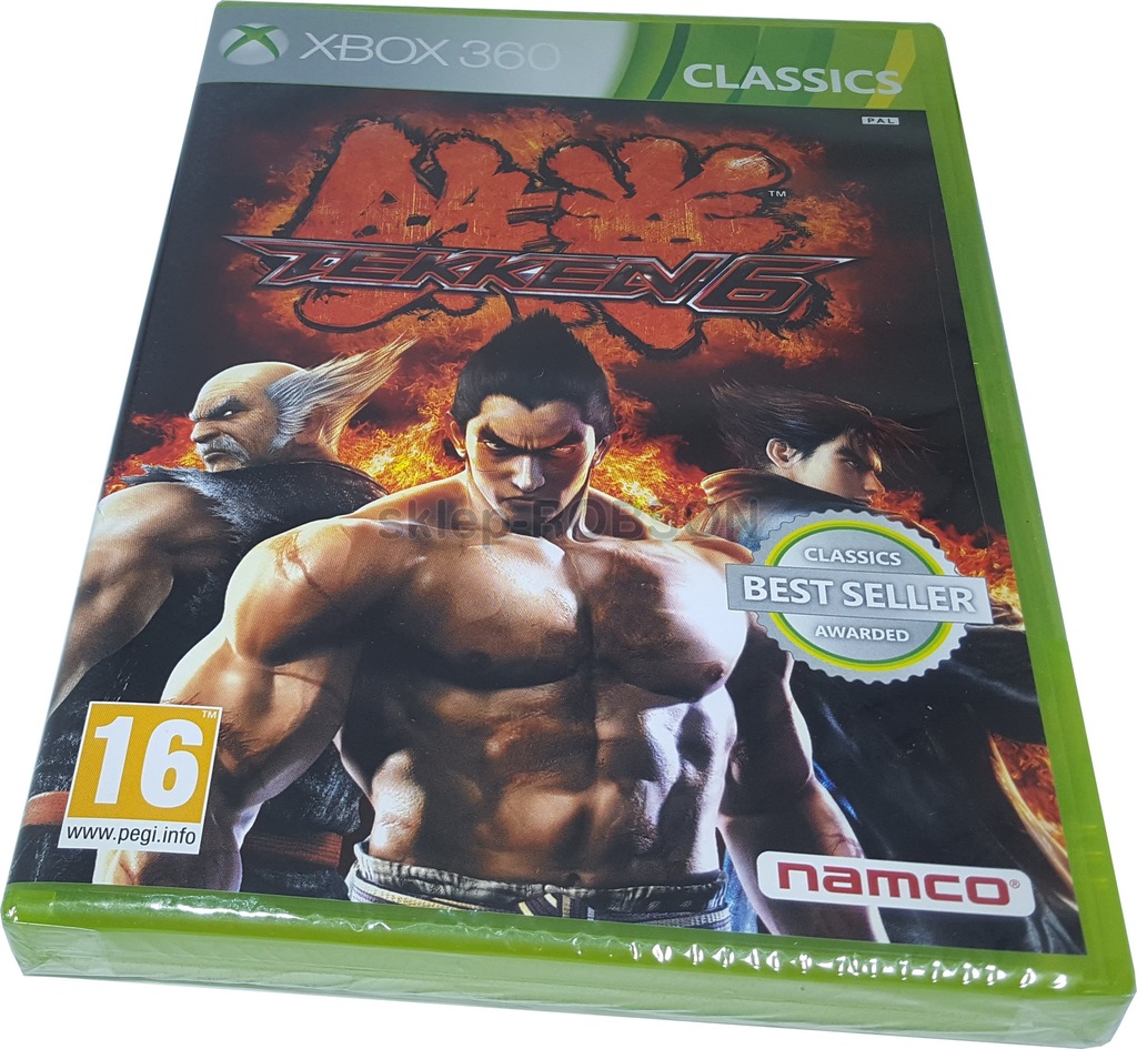 TEKKEN 6 XBOX 360 NOWY X360 WARSZAWA ROBSON