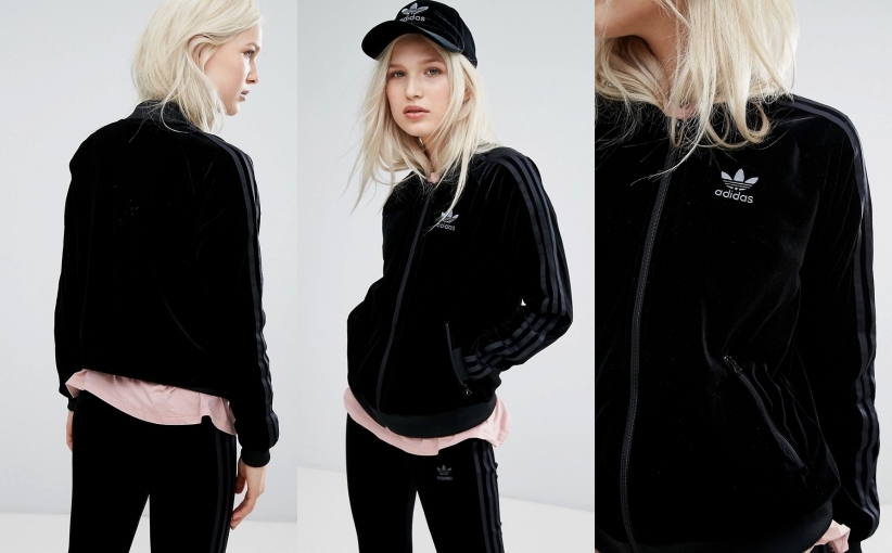 adidas bluza welur adidas bluza welur