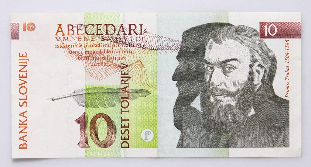 BANKNOT - Słowenia - 10 Tolarjev 1992 - STAN !