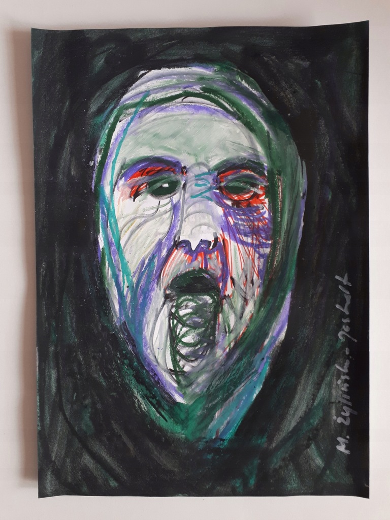 malarstwo współczesne, szkic, PORTRET 2