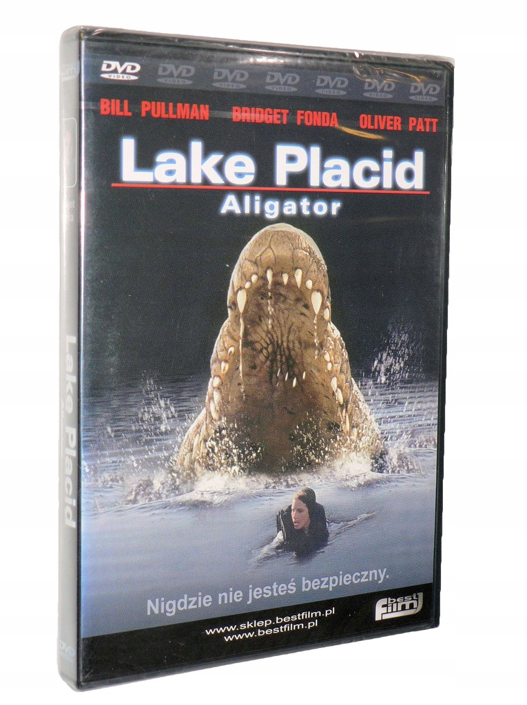 DVD - ALIGATOR - LAKE PLACID (1999)- folia, lektor