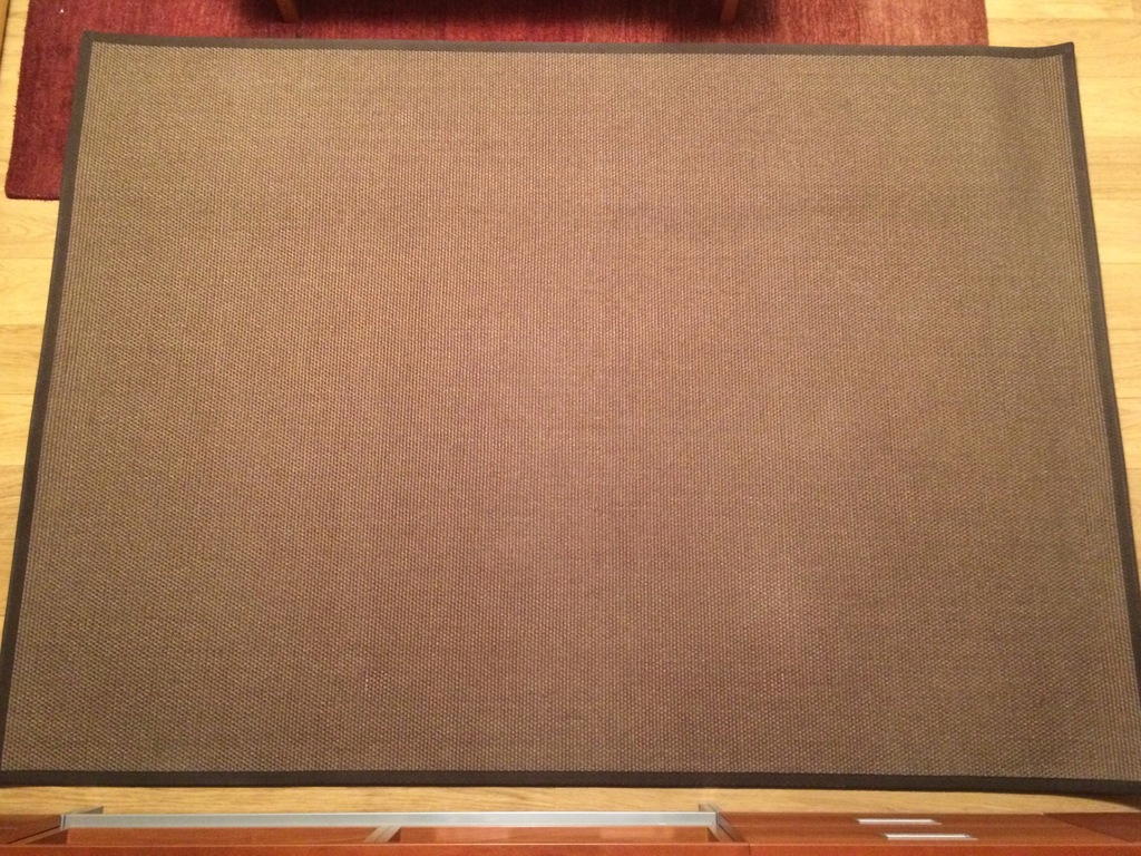 DYWAN SIZAL NATURALNY 165x230cm IKEA EGEBY BRĄZ