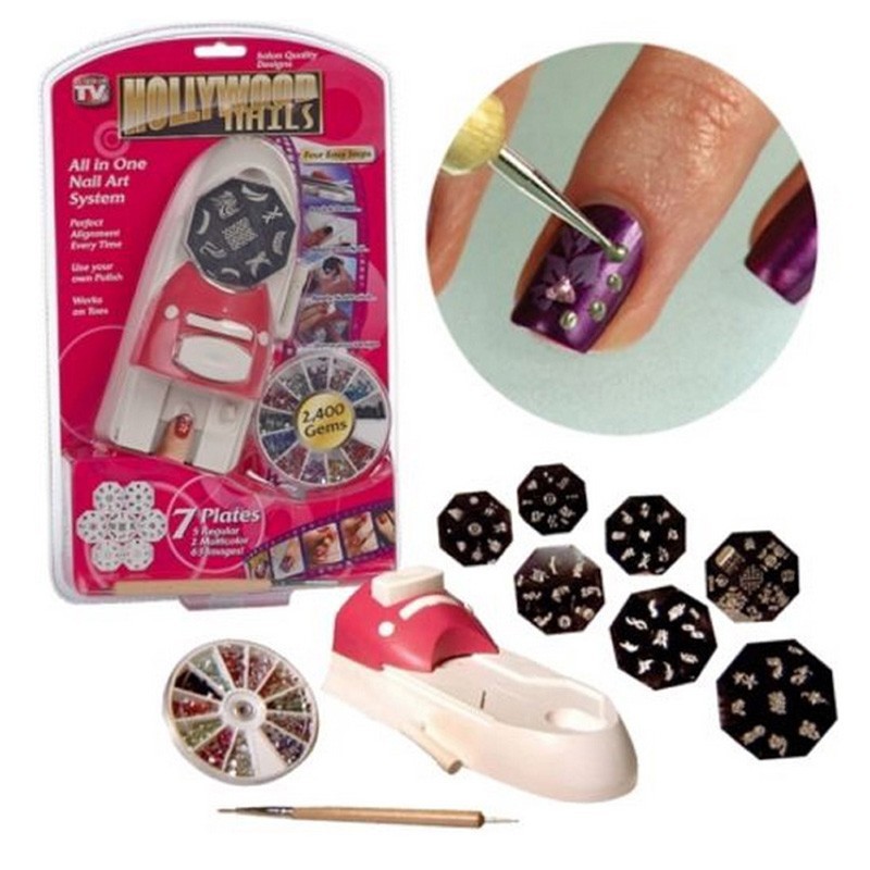 MASZYNKA DO ZDOBIENIA PAZNOKCI ZESTAW DO MANICURE