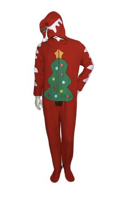 KOMBINEZON DRES ZIPERALL MĘSKI ŚWIĄTECZNY PAJAC S