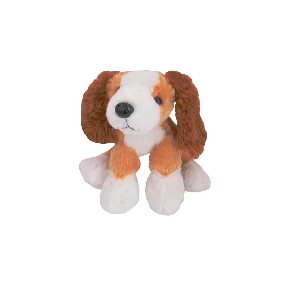 PLUSZAK SZCZENIAK BRĄZOWO-BIAŁY 18cm BEPPE 13123